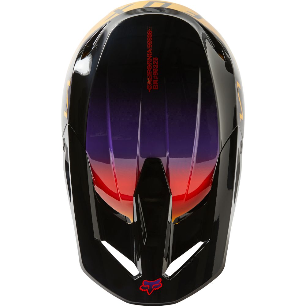 Fox Racing V2 Dier Helmet Replacement Visor/Peak Dark Indigo
