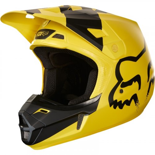Fox V1 Mastar MX18 Helmet (yellow)