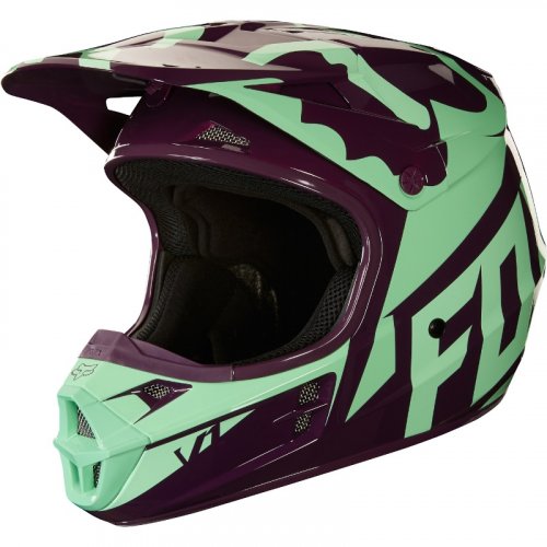 Fox V1 Race MX18 Helmet (green)