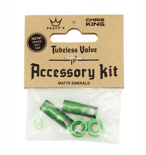 Peaty´s Chris King MK 2 Tubeless Valve Accessory Kit - Bourbon