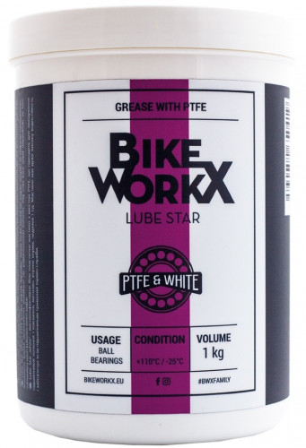 Bikeworkx Lube Star White 