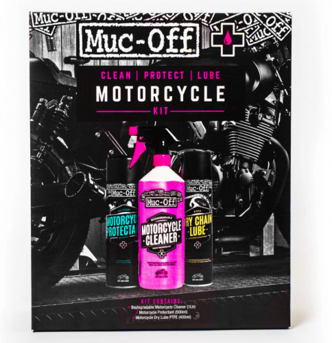 Muc-Off Motorcycle Clean Protect and Lube Kit