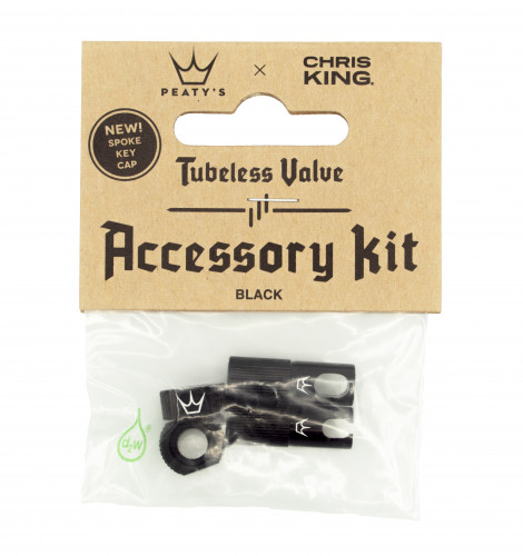 Peaty´s Chris King MK 2 Tubeless Valve Accessory Kit - Black