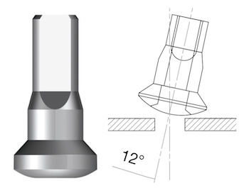 Sapim Inverted Secure Lock Nipple