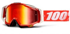 100% Racecraft Fire Red Mirror