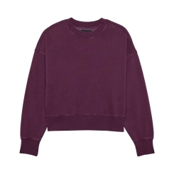 Fox Womens Wordmark Oversized Crew Pullover